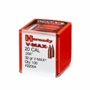 hornady bullets 20cal .204 32gr v max