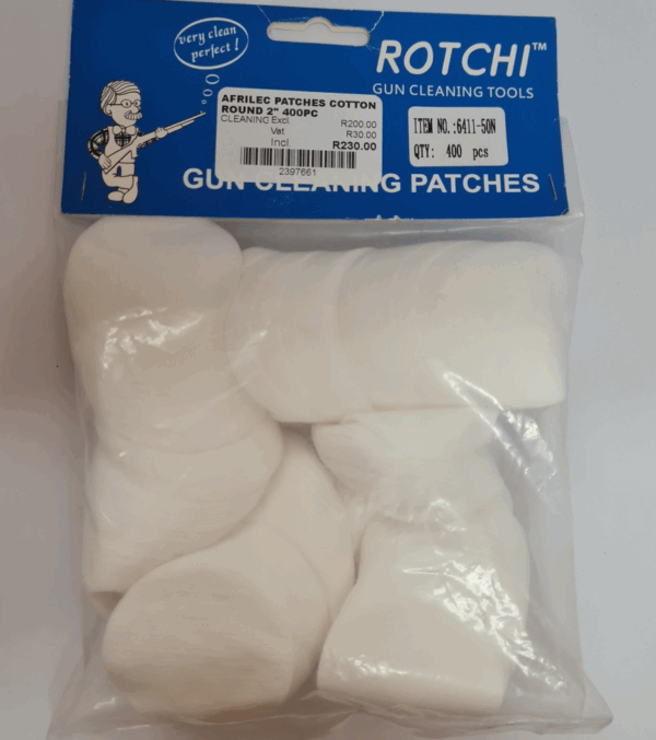 afrilec patches cotton round 2 400pc