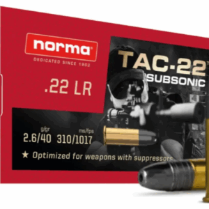 ammo norma tac .22(50rds)