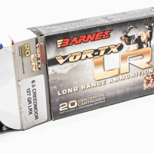 barnes 6.5cm 127g lrx lr ammo