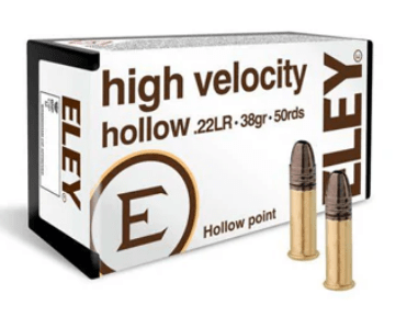 eley 22lr(38)high velocity hollow 50