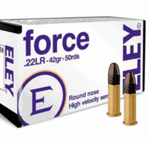 eley 22lr(42) force high velocity rn50
