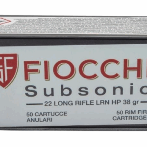 fiocchi .22lr subsonic 38gr lrnhp (50)