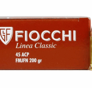 fiocchi 45 acp 200gr fmjfn ammo (50)