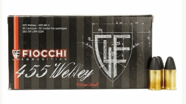fiocchi 455 262gr lrn ammo