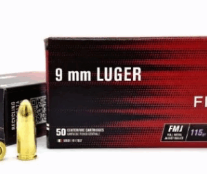 fiocchi 9mmp 115gr fmj ammo (50)