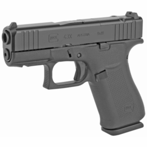 glock g43x 9mm slim blk f ser pistol