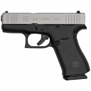 glock g43x 9mmp slim ss slide pistol