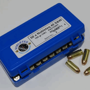 nobleteq ammo 40s&w 180gr cmj reloads
