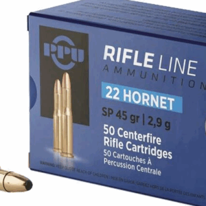 ppu privi .22 hornet 45gr sp ammo