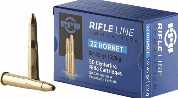 ppu privi .22 hornet 45gr sp ammo