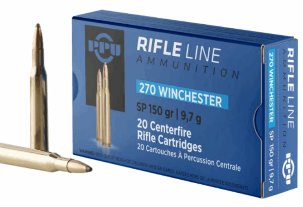 ppu privi 270 win 150gr sp ammo