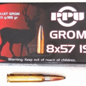 ppu privi 8 x 57js 185gr grom ammo