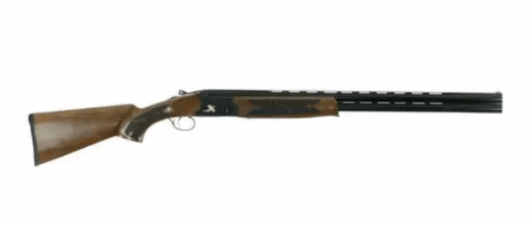 rifle over and under walnut black