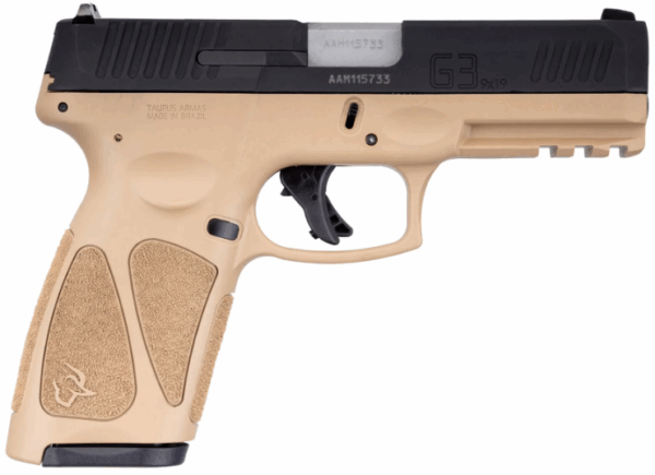taurus g3 9mm 15 17rd fde pistol