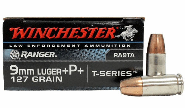 win 9mmp 127gr jhp ranger ammo