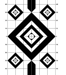 POAT TARGET BLACK / WHITE DIAMOND